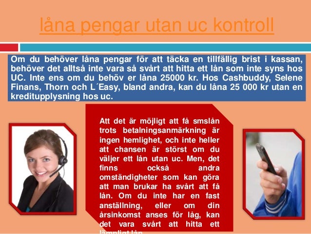 Smslån direkt: Snabba smålån utan UC, besked via SMS på 60 sekunder